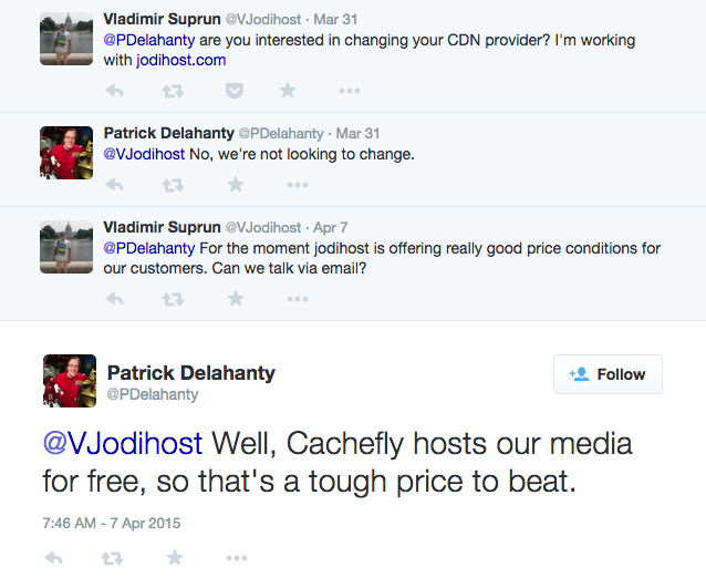 Patrick admits TWiT pays nothing to Cachefly for hosting