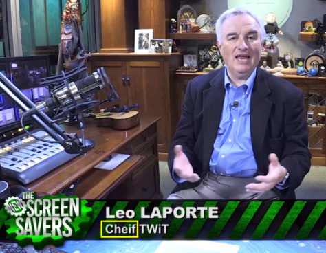 Cheif TWiT Leo Laporte, before the move to the shoebox